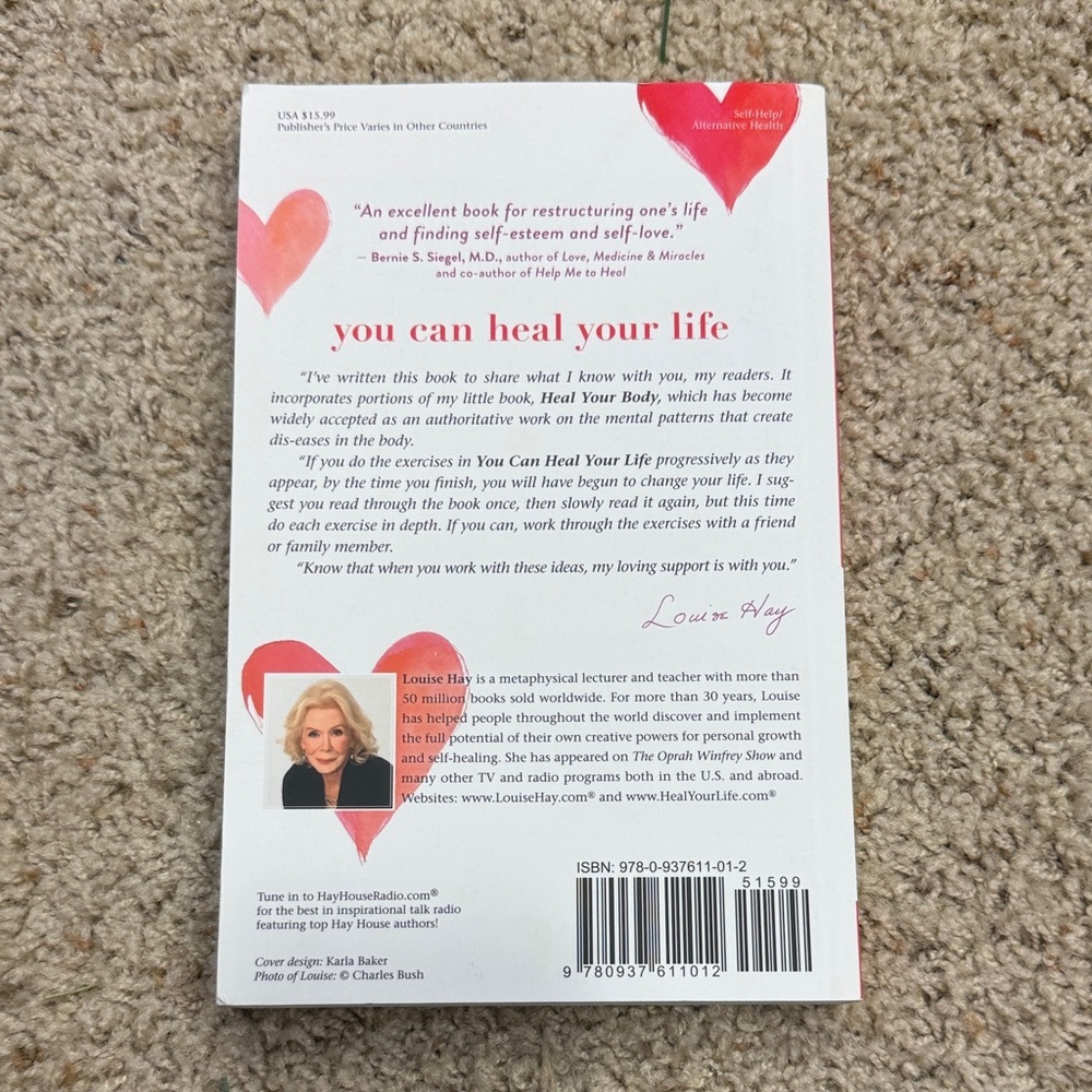 You Can Heal Your Life paperback book by Louise Hay - Picture 5 of 9